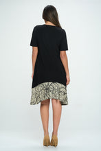 Load image into Gallery viewer, HIT Half Sleeve Contrast Dress-7084HT-HRP1-C-W349 - Jostar Online