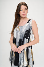 Load image into Gallery viewer, Two-Piece Sleeveless Top & Capri Pant Set-9002BN-TRP1-W379