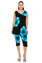 Load image into Gallery viewer, Jostar Women's Stretchy Tank Capri Pant Set Print, 902BN-TP-W113 - Jostar Online