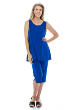 Load image into Gallery viewer, Jostar Women's Stretchy Tank Capri Pant Set, 902BN-T - Jostar Online