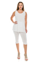 Load image into Gallery viewer, Jostar Women's Stretchy Tank Capri Pant Set, 902BN-T - Jostar Online