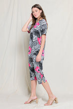 Load image into Gallery viewer, Two-Piece Short Sleeve Top & Capri Pant Set -9003BN-SRP1-W325