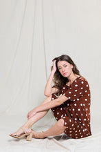 Load image into Gallery viewer, Two-Piece Short Sleeve Top & Capri Pant Set- 9003BN-SRP1-W360