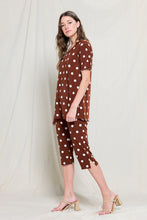 Load image into Gallery viewer, Two-Piece Short Sleeve Top & Capri Pant Set- 9003BN-SRP1-W360