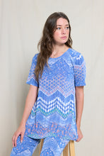 Load image into Gallery viewer, Two-Piece Short Sleeve Top & Capri Pant Set- 9003BN-SRP1-W362