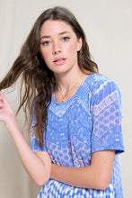 Load image into Gallery viewer, Two-Piece Short Sleeve Top & Capri Pant Set- 9003BN-SRP1-W362