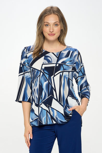 Plus Size HIT Merrow Top Quarter Sleeve -1058HT-QXP1-W357