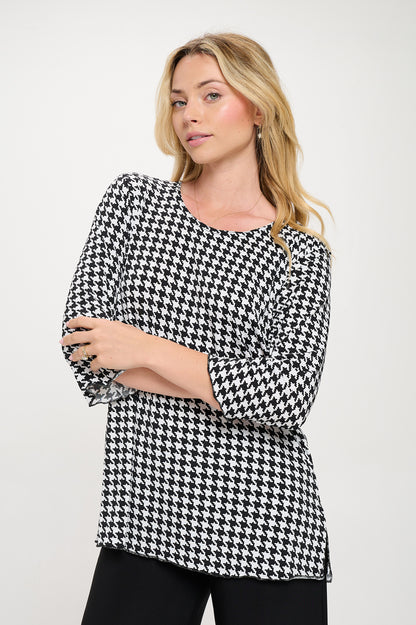 Plus Size HIT Merrow Top Quarter Sleeve -1058HT-QXP1-W410