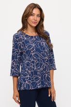 Load image into Gallery viewer, Plus Size HIT Merrow Top Quarter Sleeve -1058HT-QXP1-W464 - Jostar Online
