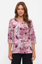 Load image into Gallery viewer, Plus Size HIT Merrow Top Quarter Sleeve -1058HT-QXP1-W477 - Jostar Online
