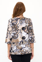 Load image into Gallery viewer, Plus Size Merrow Top Quarter Sleeve -1058HT-QXP1-W478
