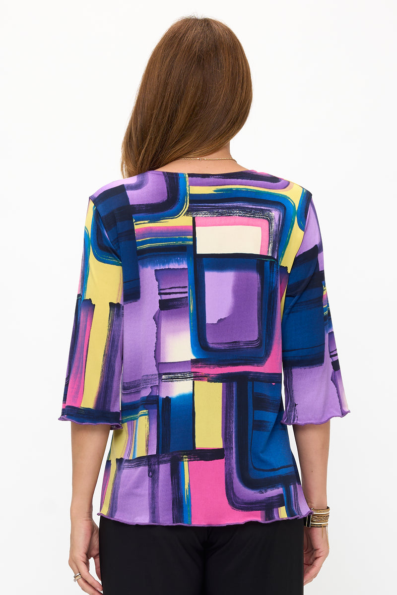 Plus Size HIT Merrow Top Quarter Sleeve -1058HT-QXP1-W482