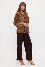 Load image into Gallery viewer, Venechia Pleated Merrow Top-1058VP-QRP1-W483
