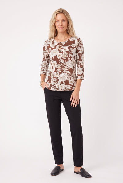 Venechia Pleated Merrow Top-1058VP-QRP1-W535
