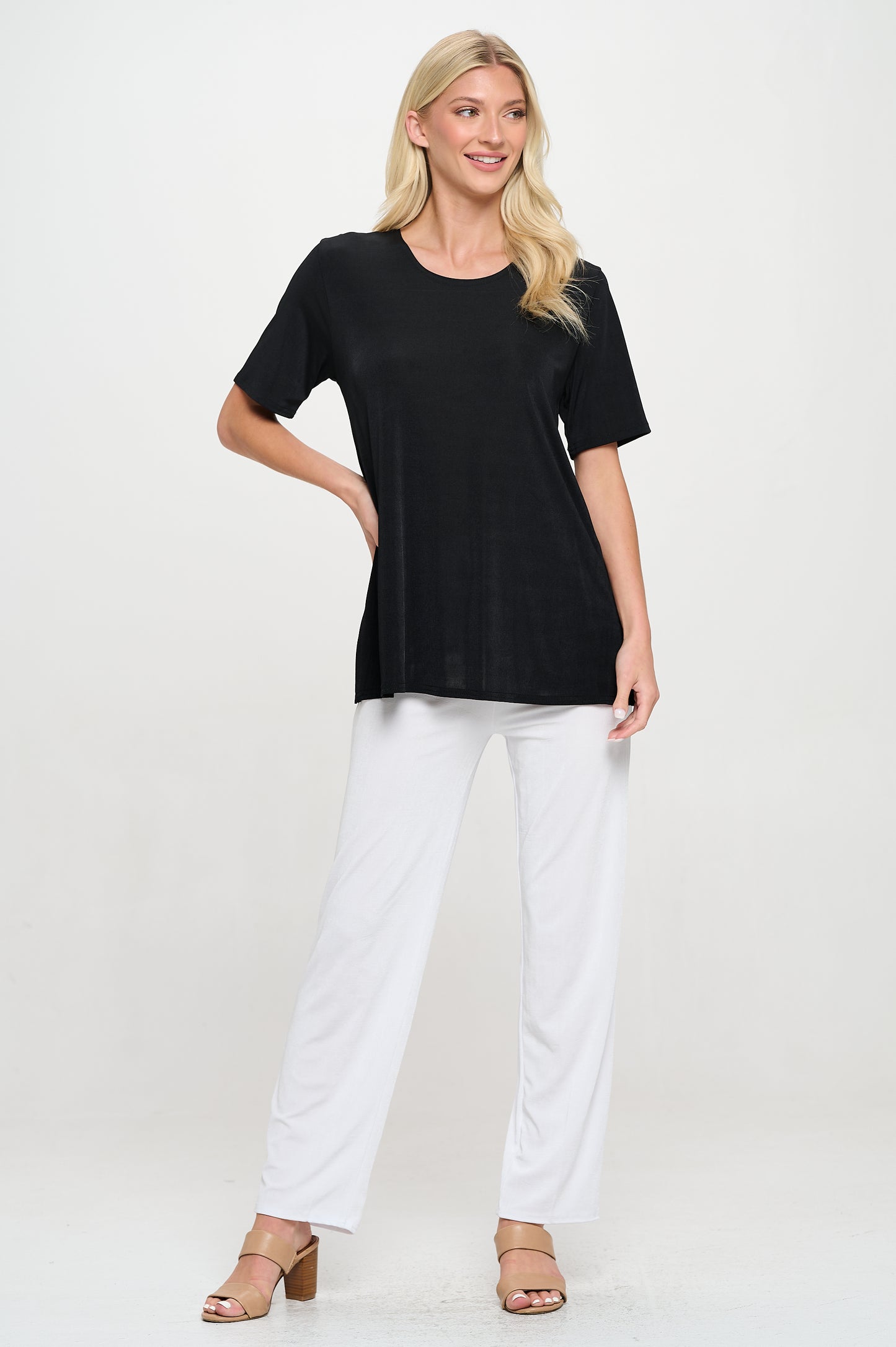 Stretch Short Sleeve Vented Top -2042BN-SRS1