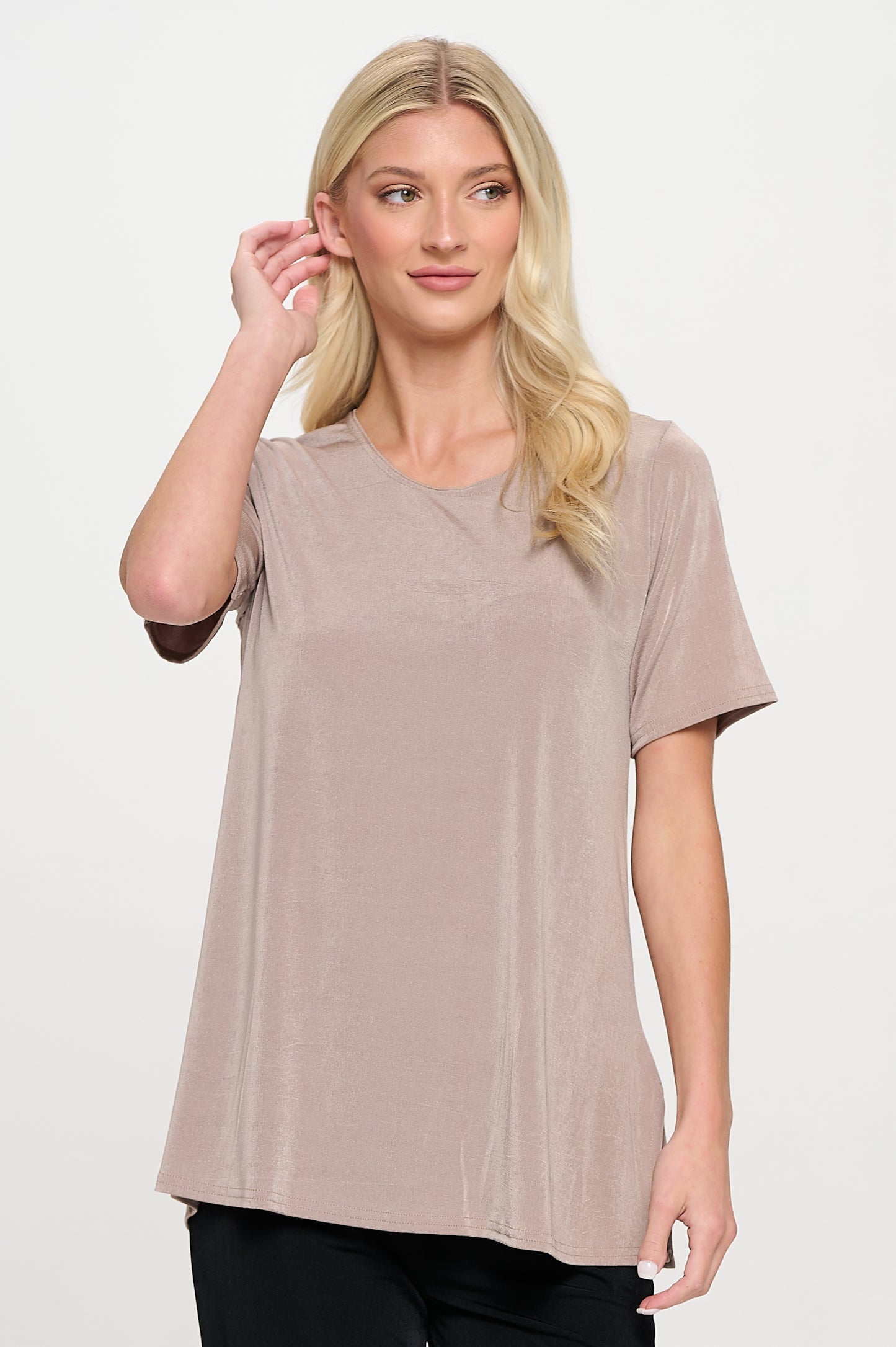 Stretch Short Sleeve Vented Top -2042BN-SRS1