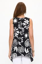 Load image into Gallery viewer, Print Shark Bite Hem Tank- 2057HT-TRP1-W484
