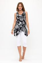 Load image into Gallery viewer, Print Shark Bite Hem Tank- 2057HT-TRP1-W484
