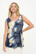 Load image into Gallery viewer, Andante Tie Dye Print Sleeveless Tank Top-2060AD-TRP1-W231
