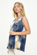 Load image into Gallery viewer, Andante Tie Dye Print Sleeveless Tank Top-2060AD-TRP1-W231
