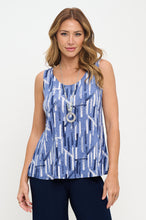 Load image into Gallery viewer, Print Sleeveless Tank Top-2060HT-TRP1-W461
