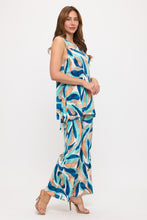 Load image into Gallery viewer, HIT Boat Neck Shark Bite Tank Tunic-2068HT-TRP1-W507 - Jostar Online
