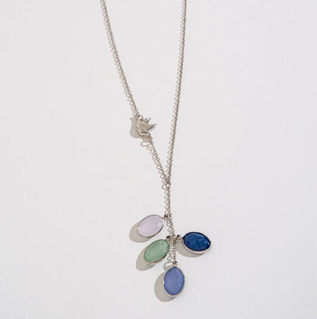 Birdie Cluster Pendant Necklace