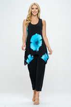 Load image into Gallery viewer, Tropical Hibiscus HIT Shark Bite Hem Tank -2057HT-TRP1-W113 - Jostar Online
