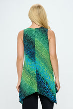 Load image into Gallery viewer, Wild Harmony HIT Shark Bite Hem Tank-2057HT-TRP1-W182 - Jostar Online
