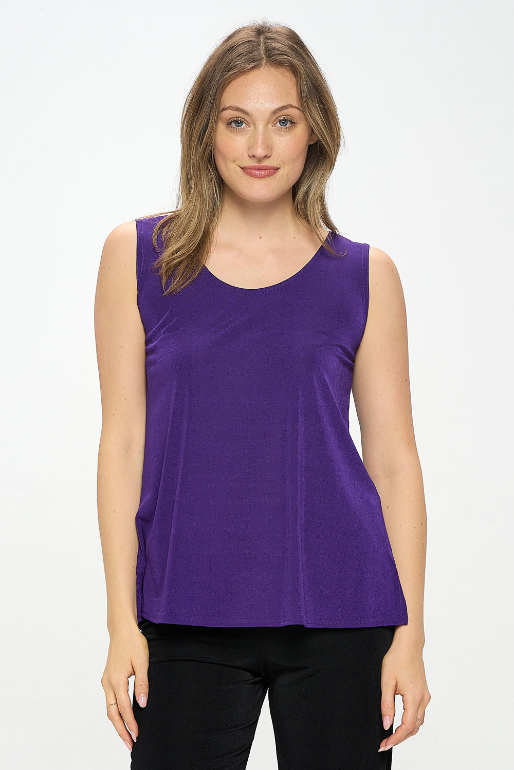 BNS Solid Sleeveless Tank Top-2060BN-TRS1