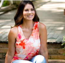 Load image into Gallery viewer, V-Neck Tank - Orange Crush
