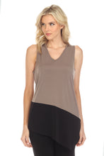 Load image into Gallery viewer, Color block Sleeveless Top-2062HT-TRS1-C
