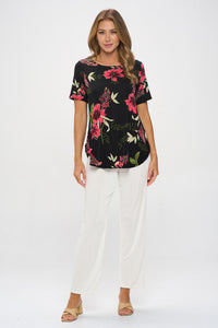 BNS Rounded Bottom Tunic Top-3046BN-SRP1-W431