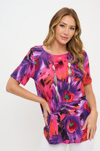 Load image into Gallery viewer, BNS Rounded Bottom Tunic Top-3046BN-SRP1-W438
