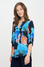 Load image into Gallery viewer, HIT Notch Neck Rolled Sleeve Top-3059HT-QRP1-W449
