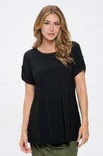 Load image into Gallery viewer, HIT Button Short Sleeve Top-3112HT-SRS1
