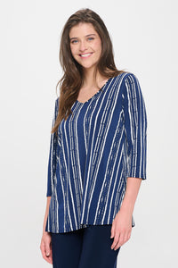 HIT V-Neck Band Top W/Vent-3114HT-QRP1-W437