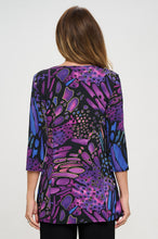 Load image into Gallery viewer, Print Princess Line Pocket Top-3116HT-QRP1-K-W207
