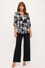 Load image into Gallery viewer, HIT Roll Sleeve V-Neck Top-3120HT-QRP1-W500
