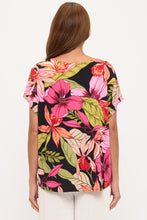 Load image into Gallery viewer, HIT Dolman Sleeve Print Top-3121HT-SRP1-W485
