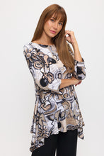 Load image into Gallery viewer, Boat Neckline Sharkbite Hemline-3123HT-QRP1-W478
