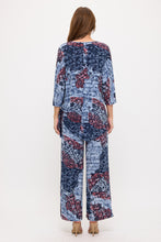 Load image into Gallery viewer, HIT Dolman Sleeve Tie Side Print Top-3127HT-QRP1-W531
