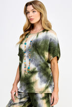 Load image into Gallery viewer, Andante Dolman Sleeve Top-3092AD-HRP2-W231
