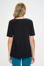 Load image into Gallery viewer, BNS Contrast Half Sleeve Top-3094BN-HRP1-C-W401
