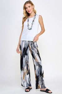 BNS Print Flared Pants-5042BN-ARP1-W379