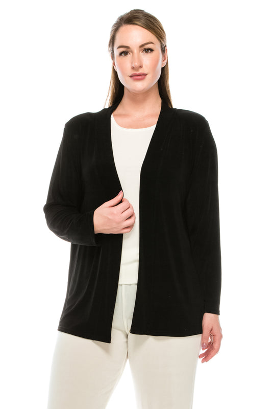 Plus Size Non Iron Drape Jacket Long Sleeve-4000AY-LX - Jostar Online
