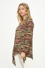 Load image into Gallery viewer, Mid-cut Jacket Long Sleeve Print-4028HT-LRP1-W426
