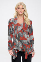 Load image into Gallery viewer, Mid-cut Jacket Long Sleeve Print-4028HT-LRP1-W447
