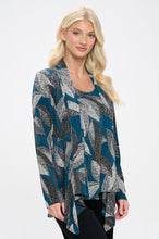 Load image into Gallery viewer, Mid-cut Jacket Long Sleeve Print-4028HT-LRP1-W447
