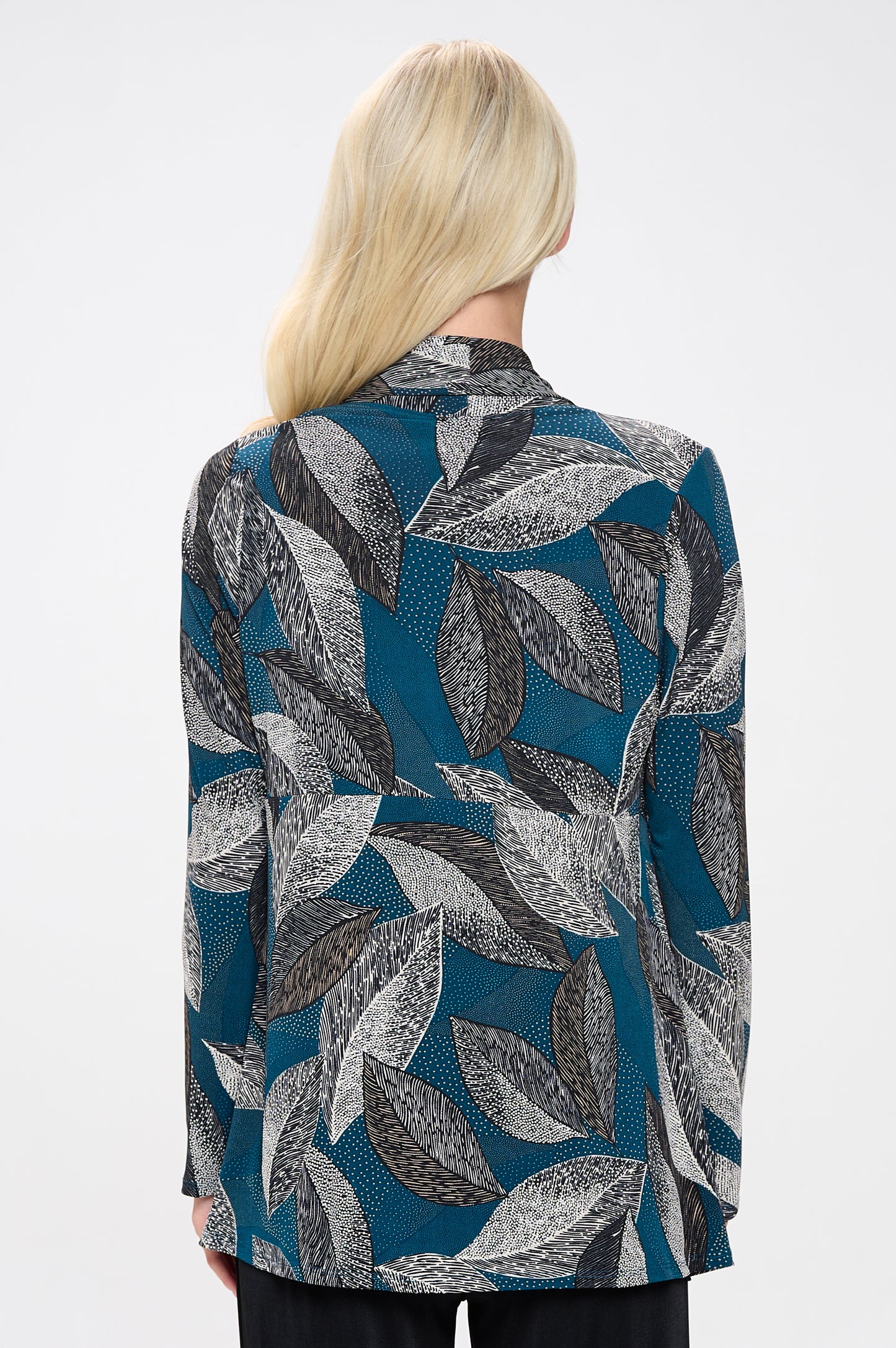 Mid-cut Jacket Long Sleeve Print-4028HT-LRP1-W447